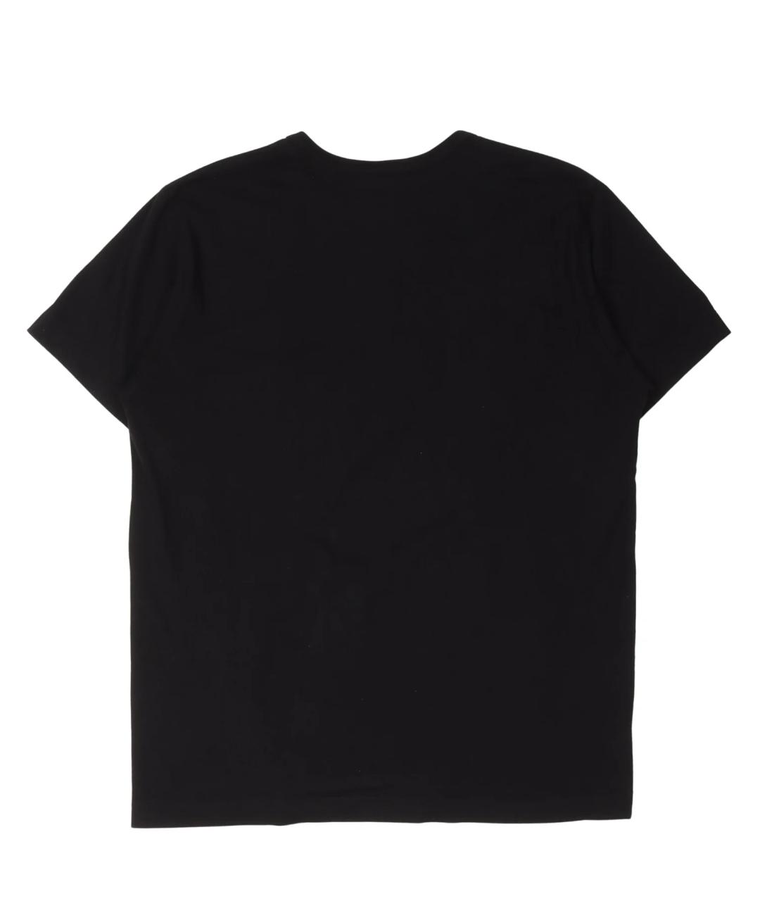 CHROME HEARTS Черная хлопковая футболка, фото 2