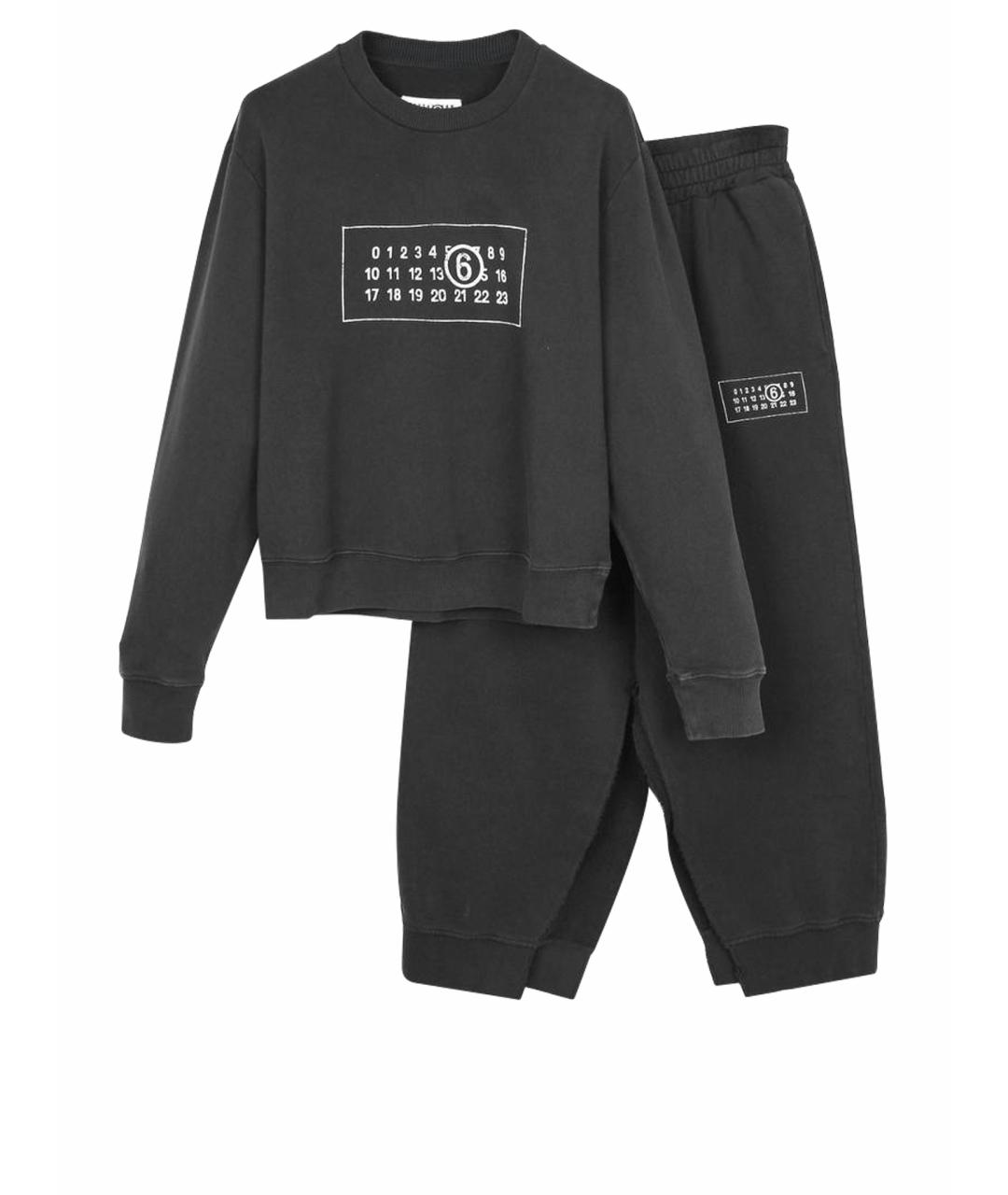 MAISON MARGIELA Серый хлопковый спортивные костюмы, фото 1
