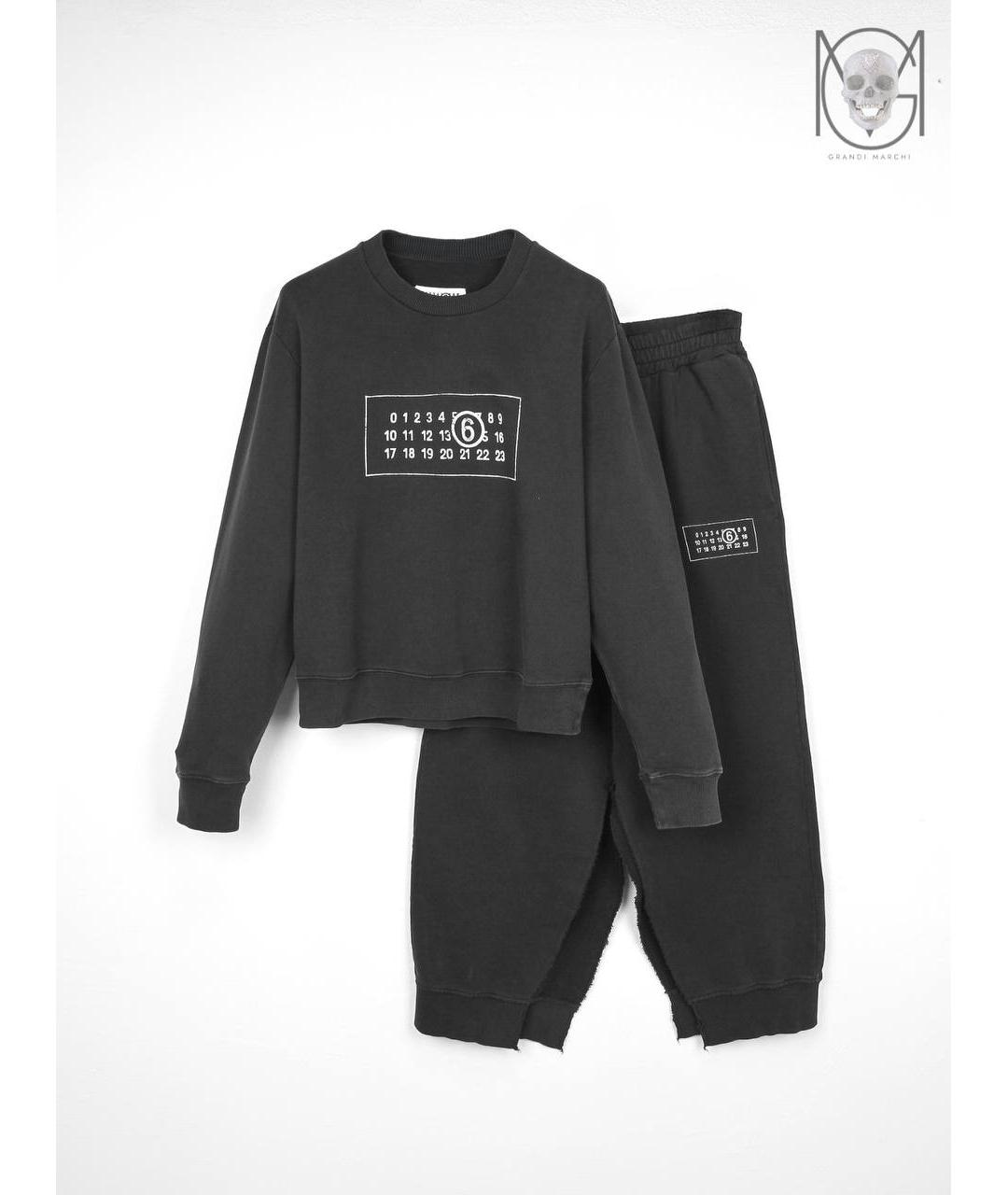 MAISON MARGIELA Серый хлопковый спортивные костюмы, фото 10
