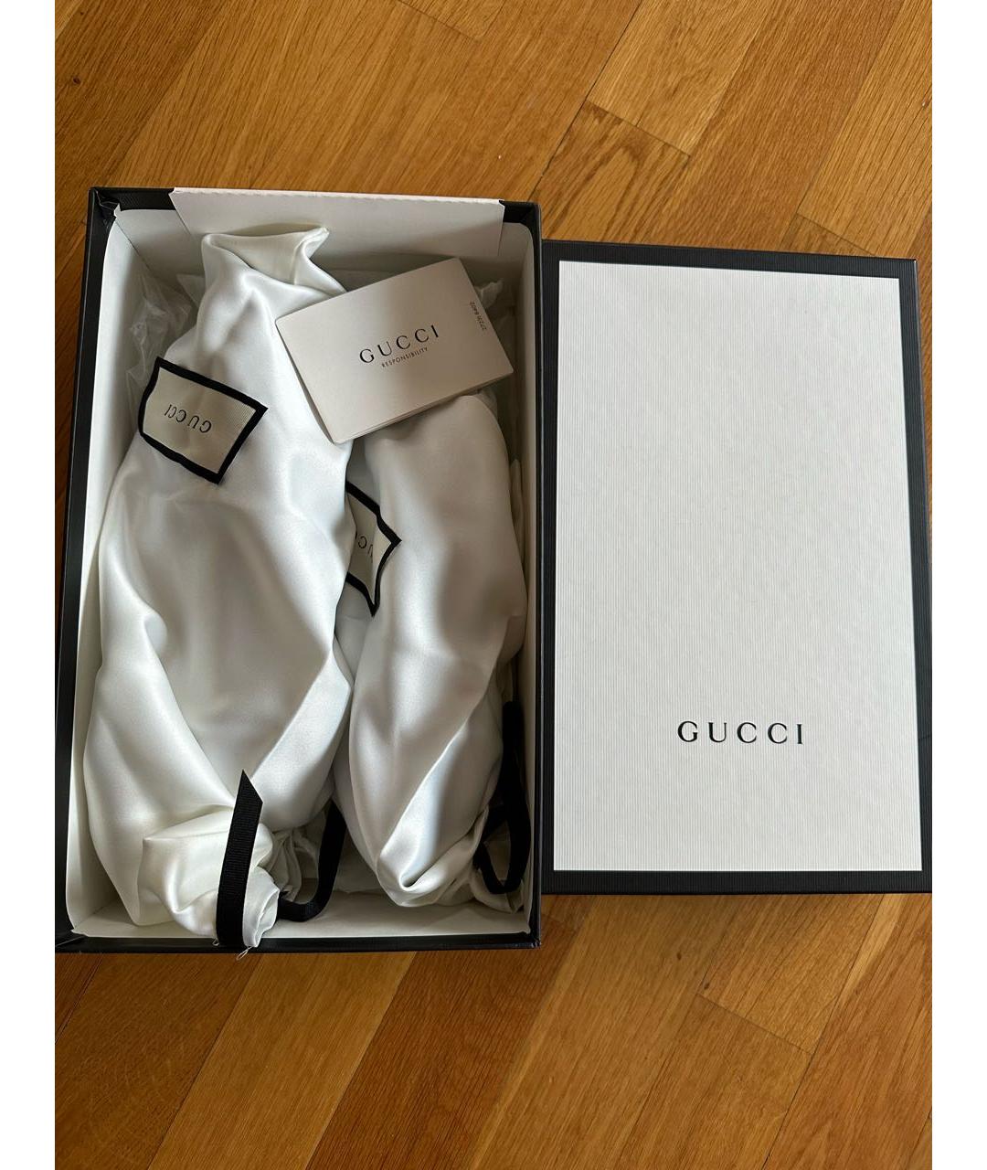 GUCCI Черные кожаные лоферы, фото 5