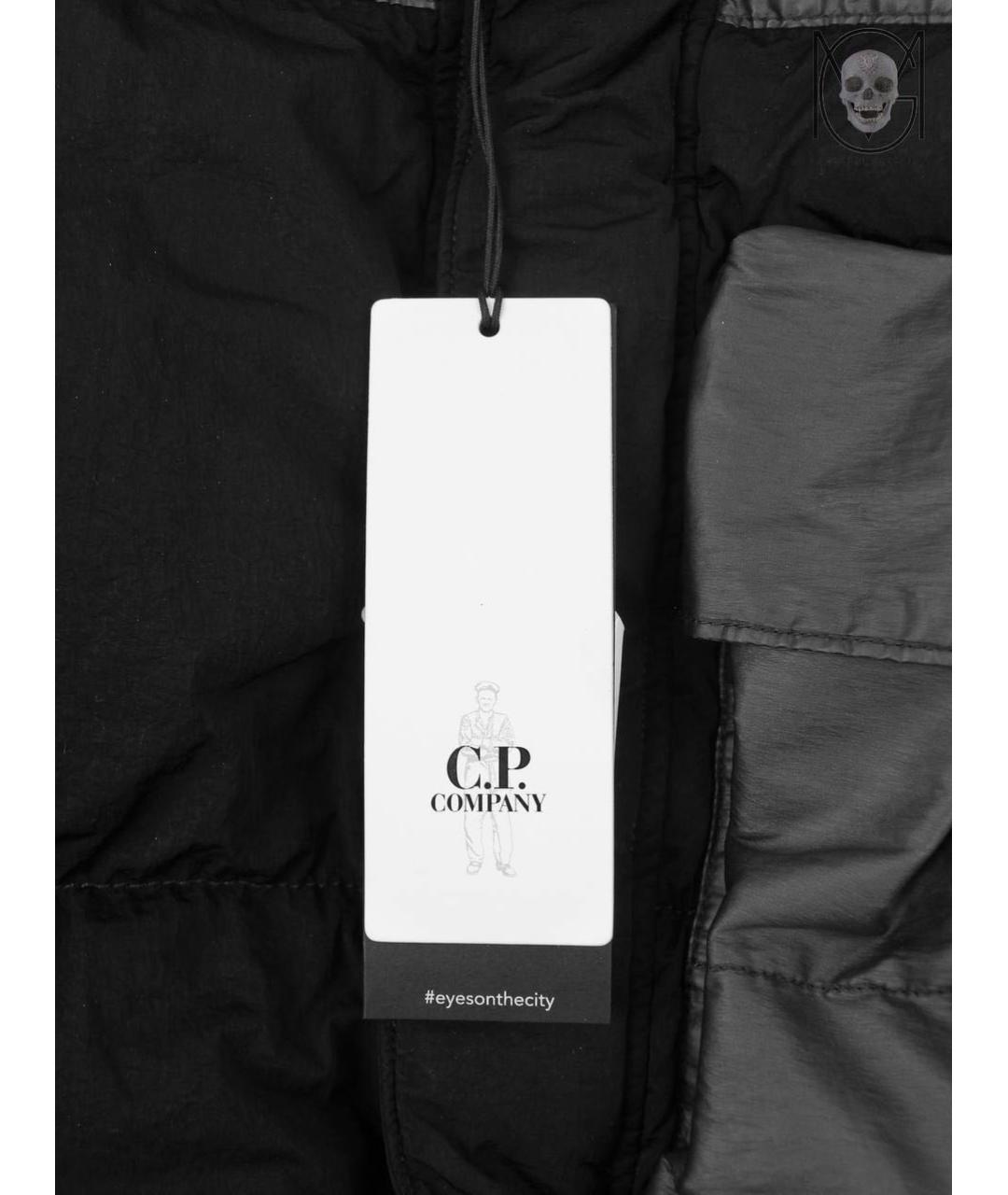 CP COMPANY Черный пуховик, фото 3