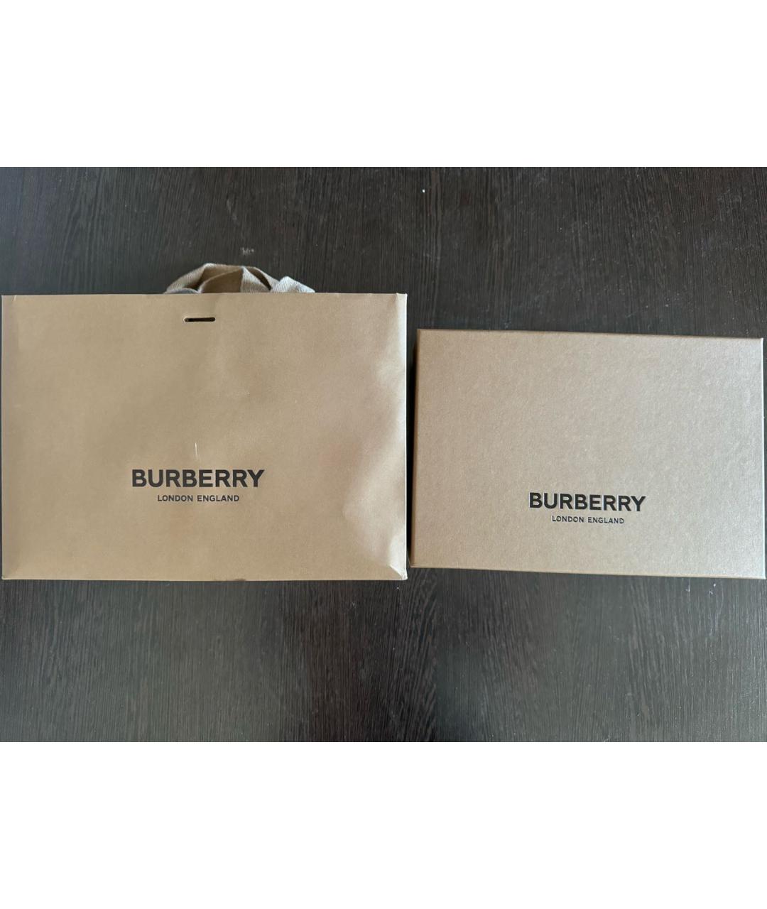 BURBERRY Мульти тканевая сумка с короткими ручками, фото 5