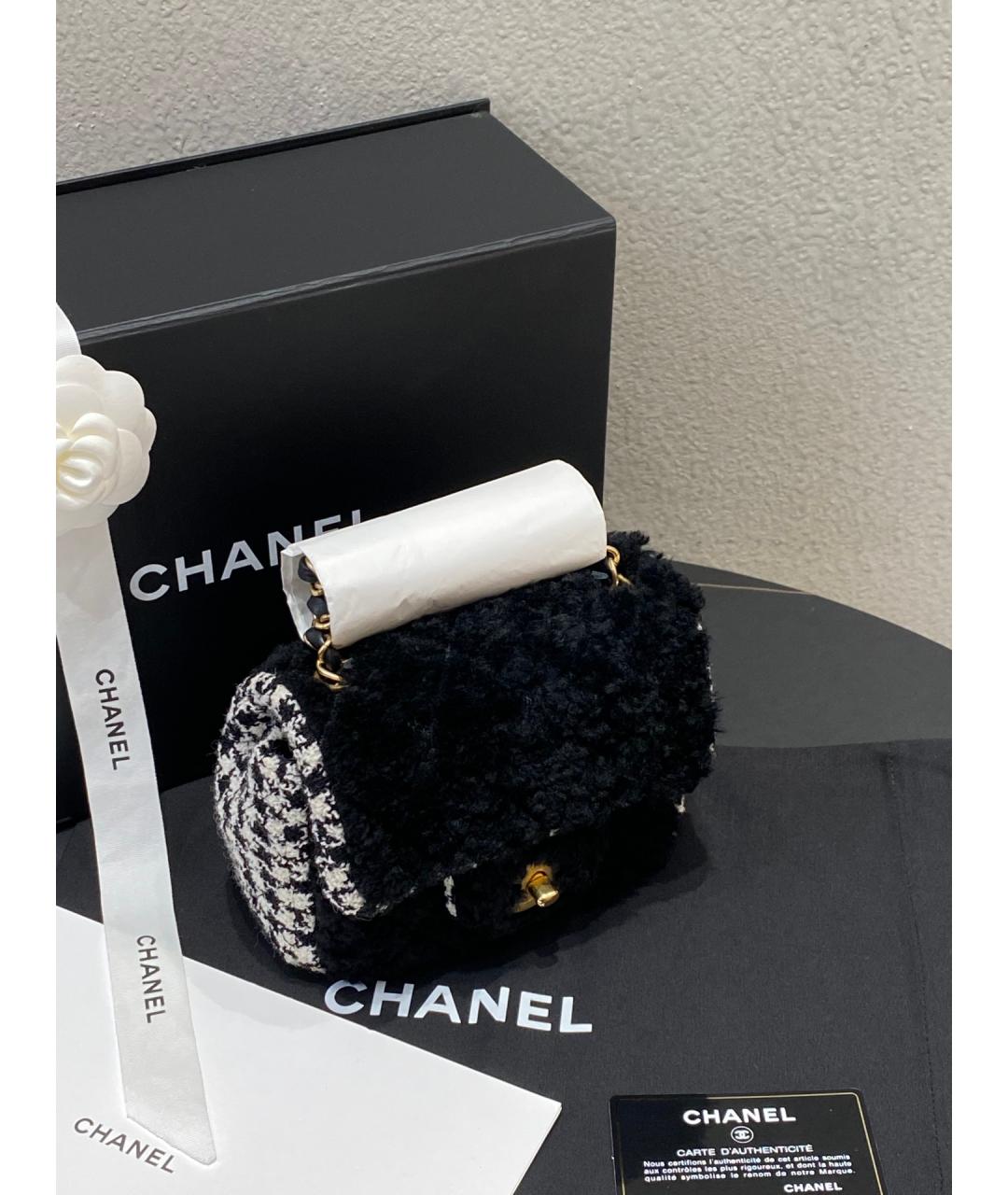 CHANEL Черная сумка через плечо, фото 9