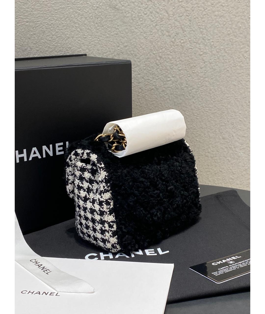CHANEL Черная сумка через плечо, фото 4