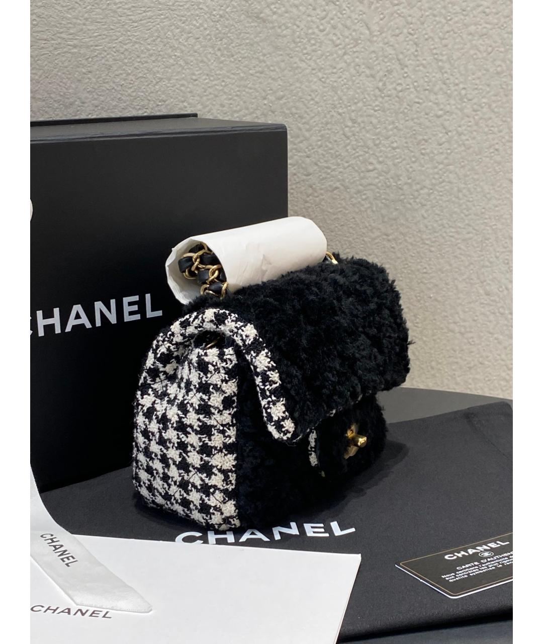 CHANEL Черная сумка через плечо, фото 5