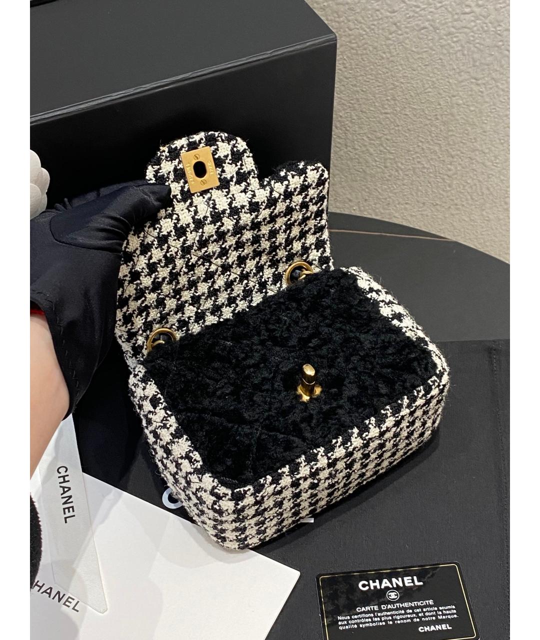 CHANEL Черная сумка через плечо, фото 7
