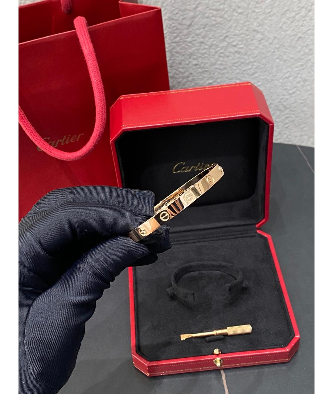 CARTIER Розовый браслет из розового золота, фото 6