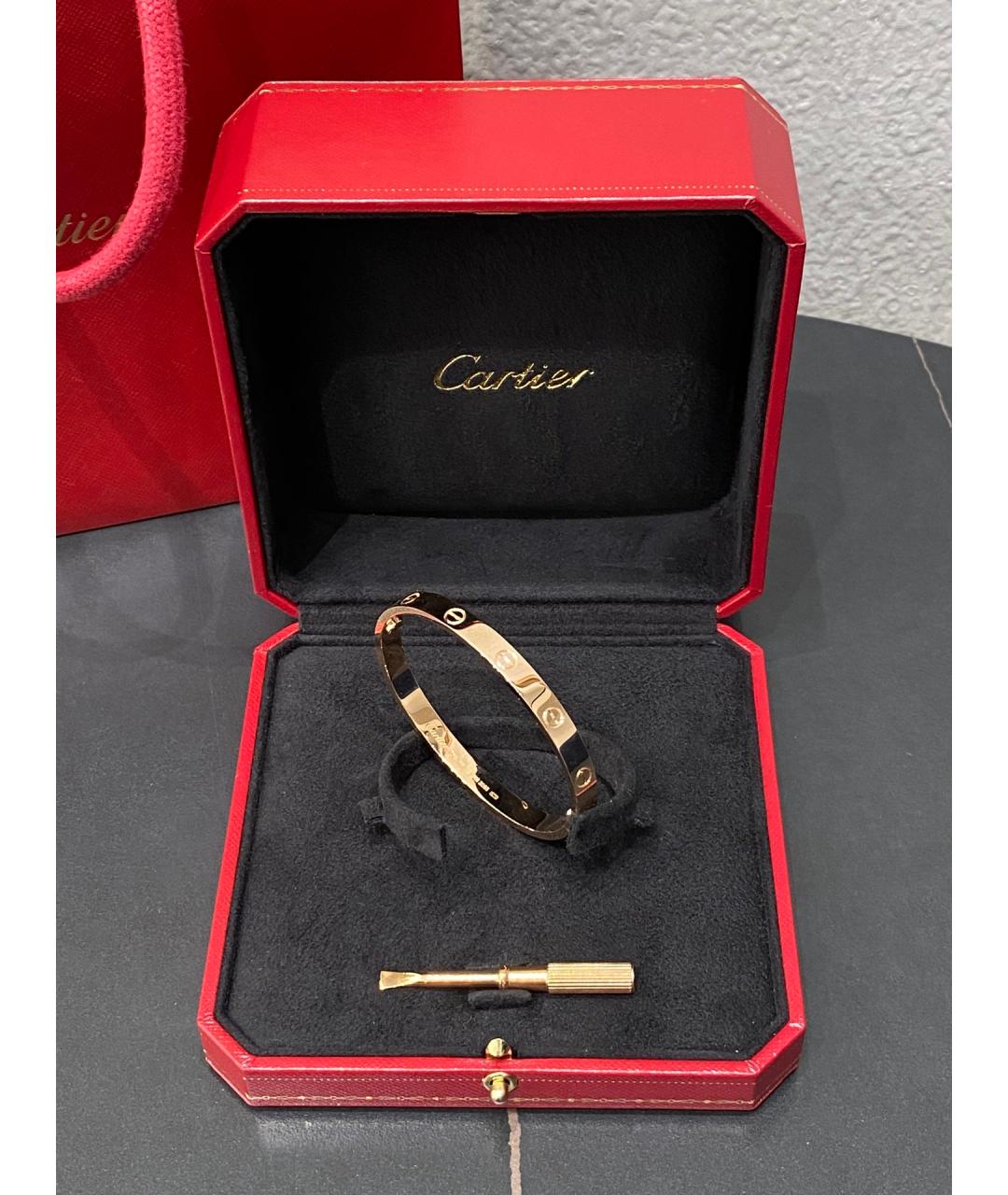 CARTIER Розовый браслет из розового золота, фото 7