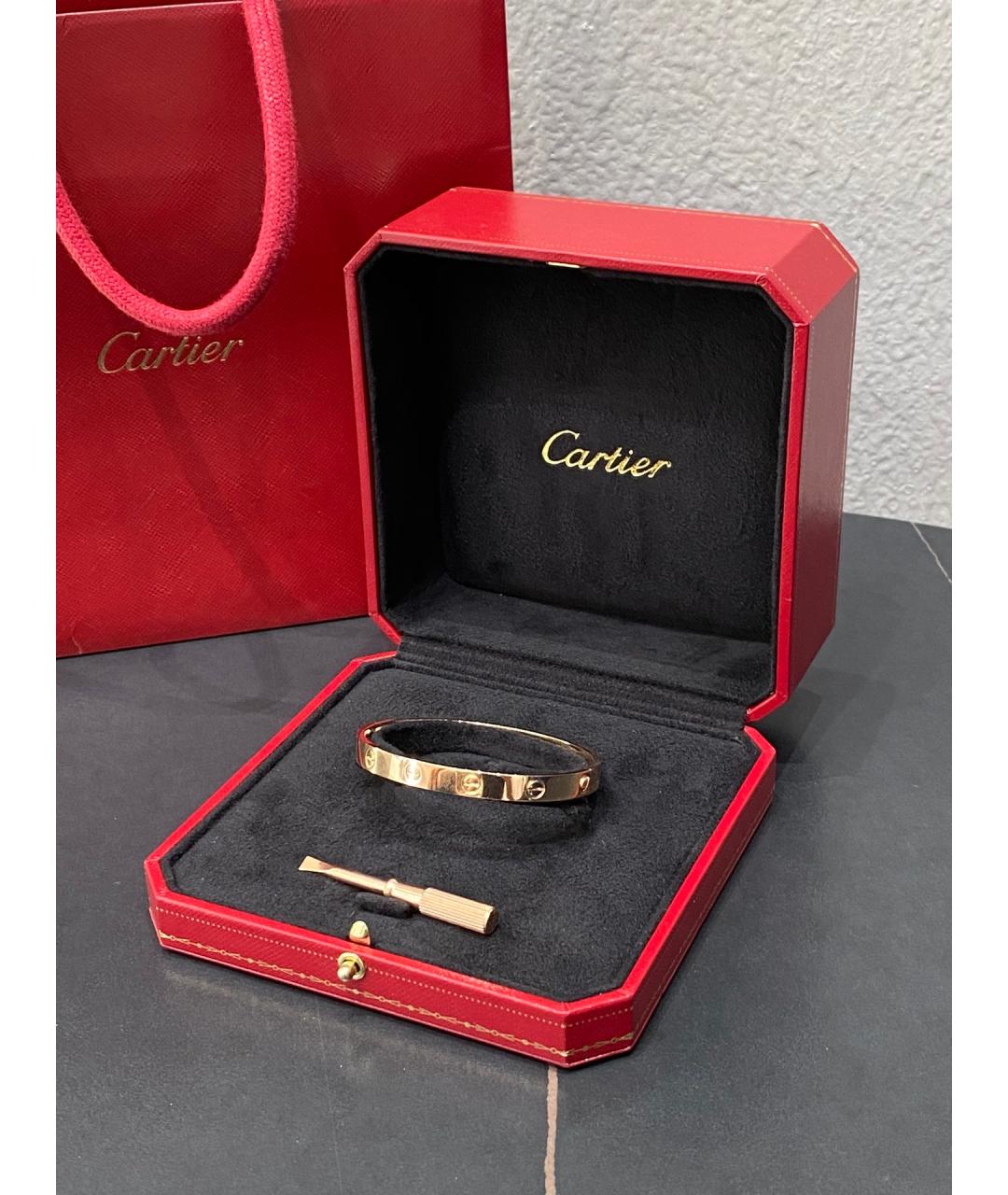 CARTIER Розовый браслет из розового золота, фото 3