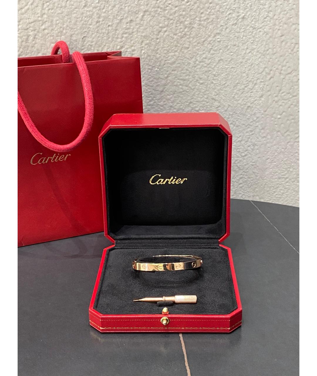 CARTIER Розовый браслет из розового золота, фото 9