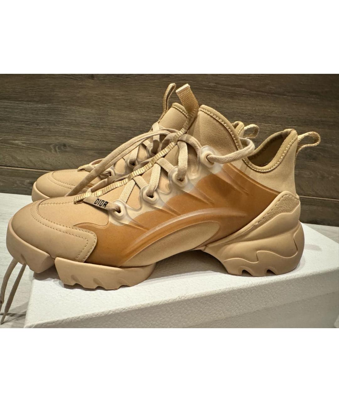 CHRISTIAN DIOR Бежевые кроссовки, фото 9