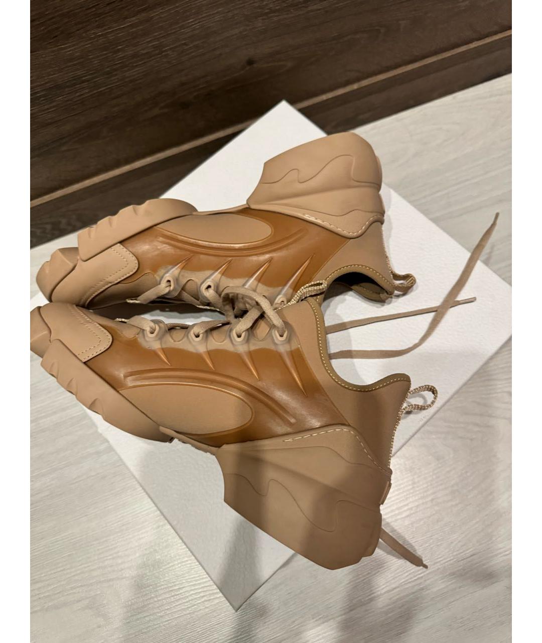 CHRISTIAN DIOR Бежевые кроссовки, фото 6