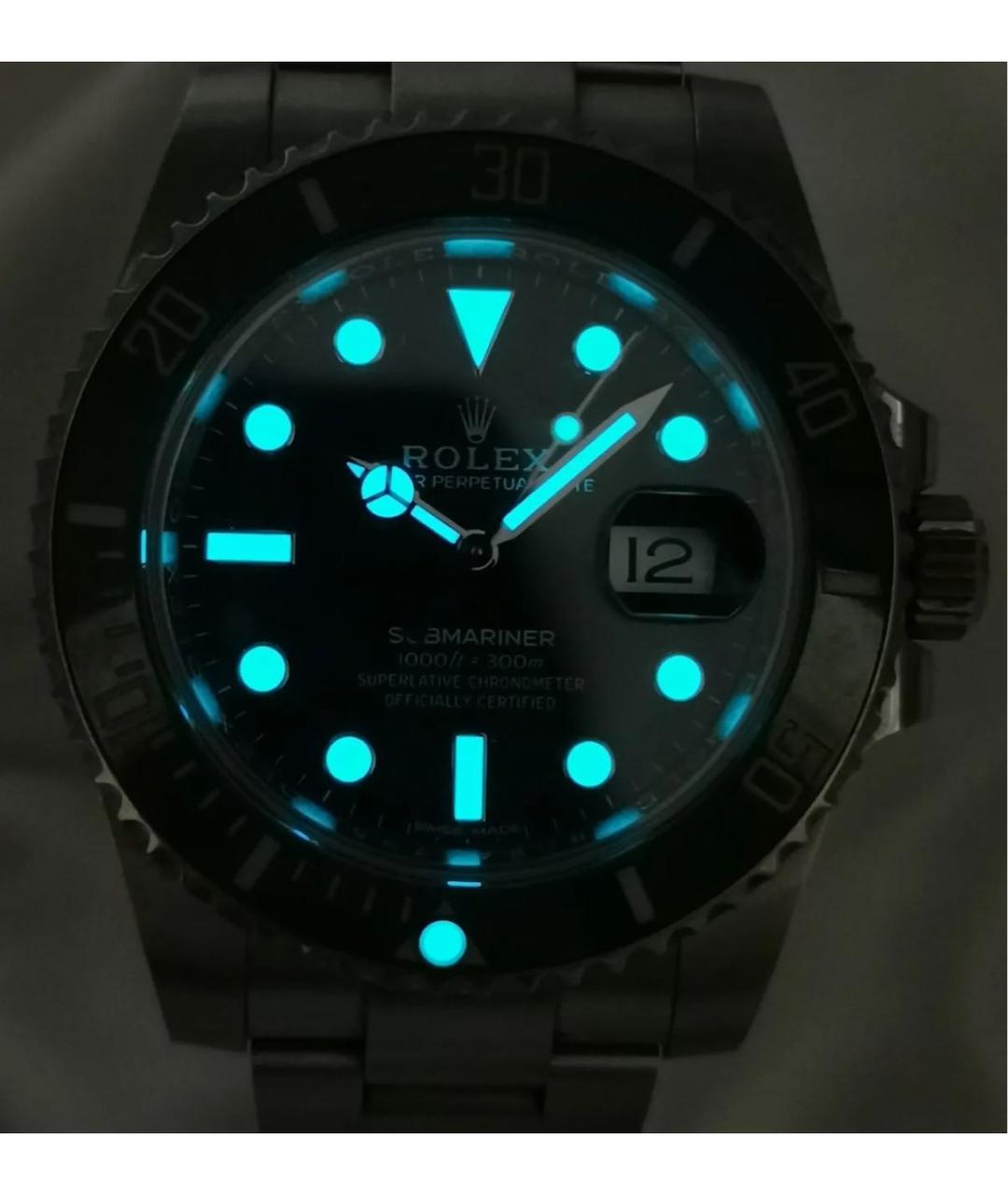 ROLEX Черные часы, фото 8