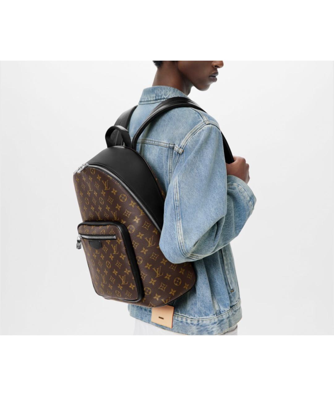 LOUIS VUITTON Коричневый рюкзак, фото 3