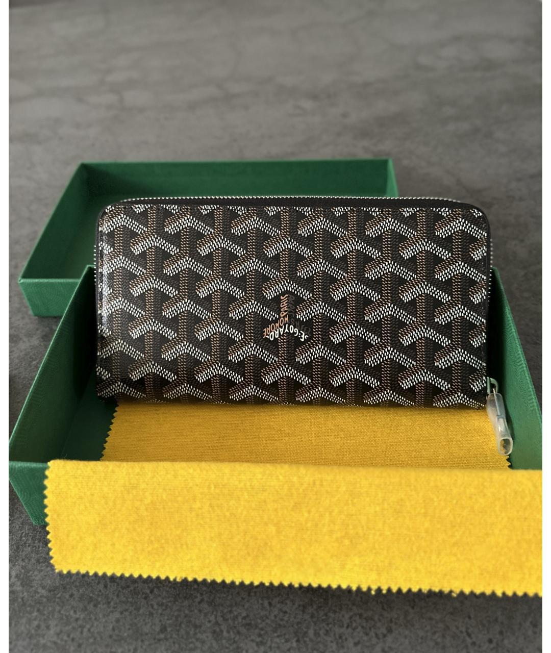 GOYARD Черный кошелек, фото 3