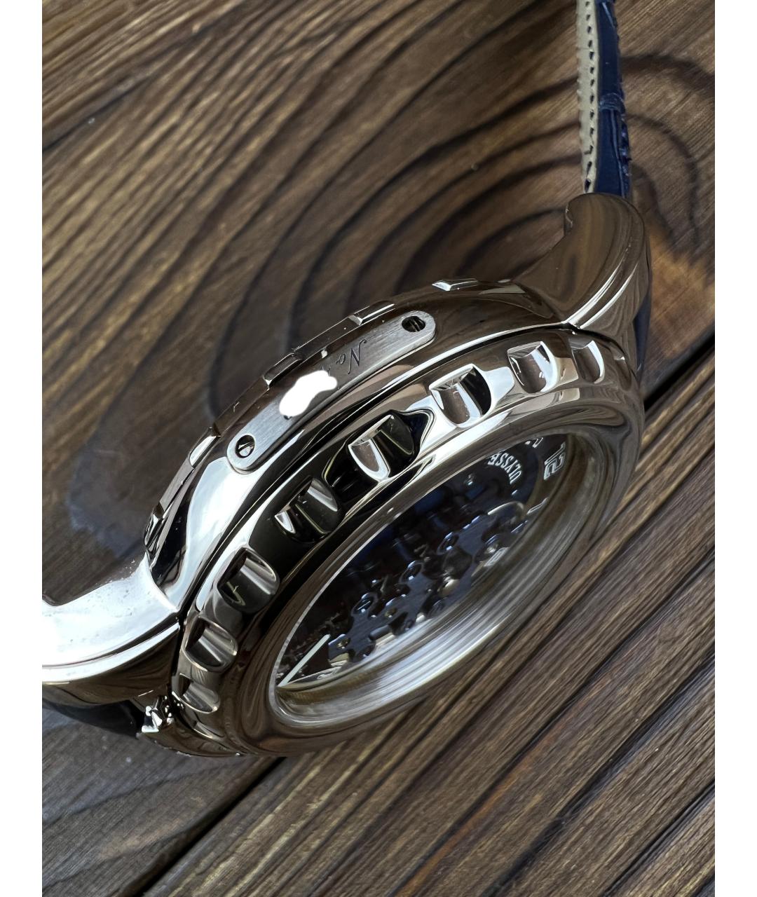 Ulysse Nardin Синие часы из белого золота, фото 4