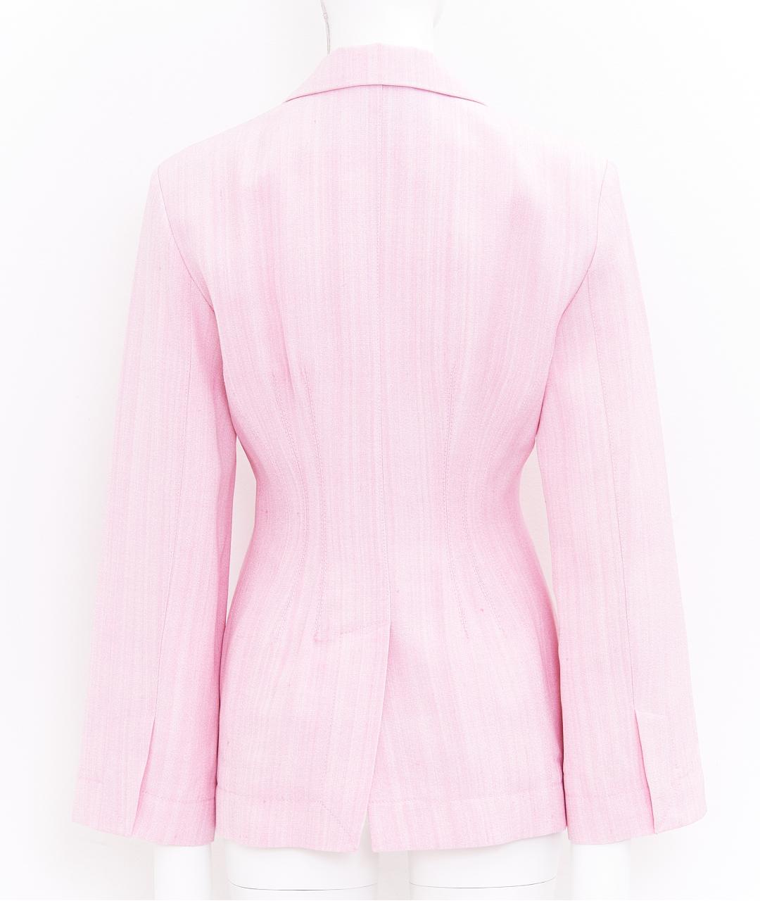 JACQUEMUS Розовый вискозный жакет/пиджак, фото 2