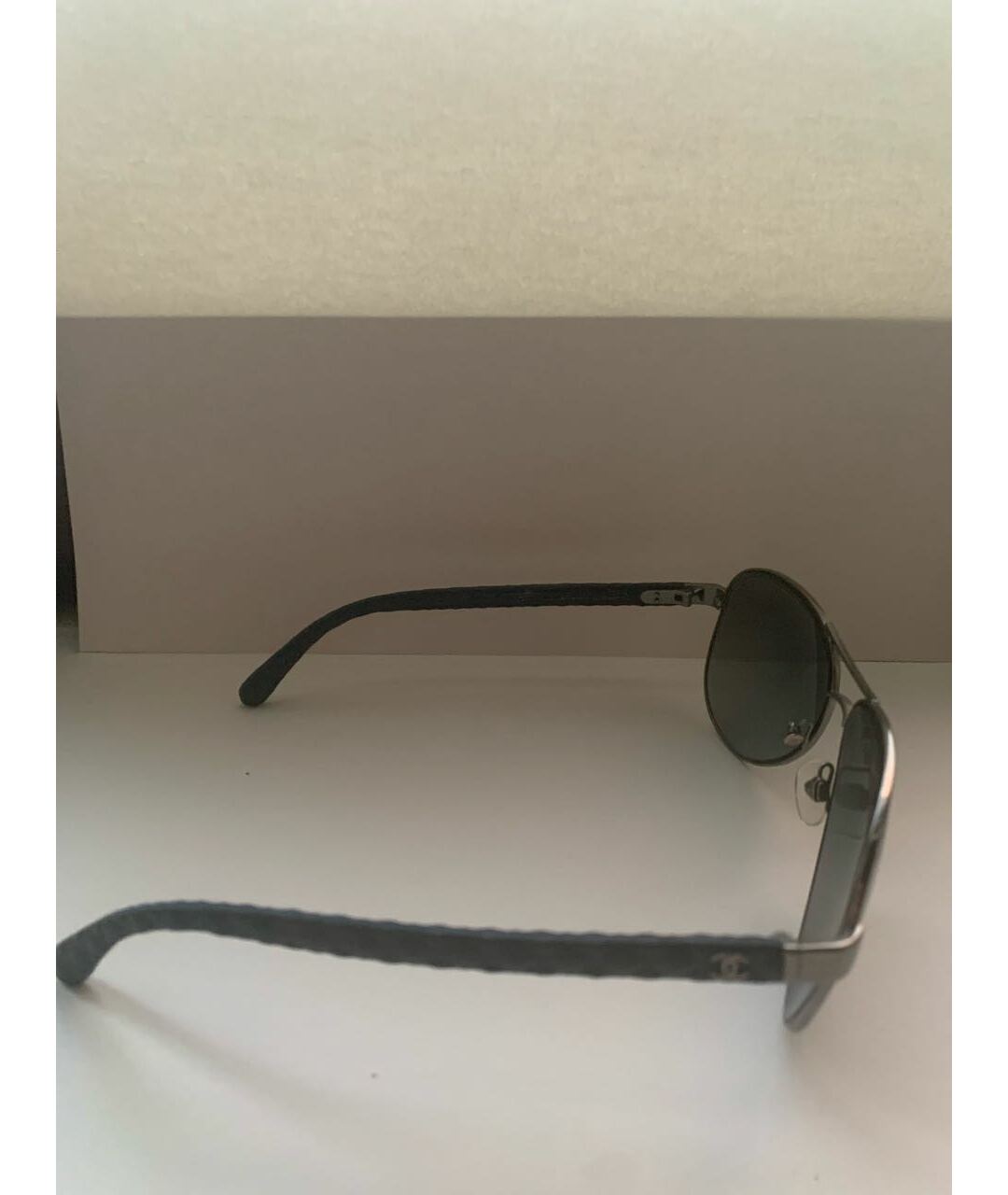 CHANEL PRE-OWNED Синие пластиковые солнцезащитные очки, фото 2