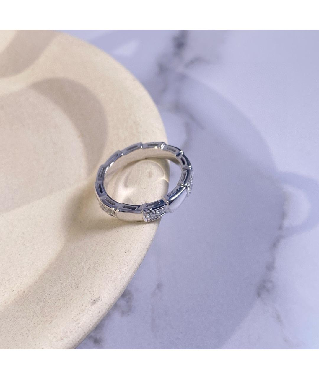 BVLGARI Серебряное кольцо из белого золота, фото 4