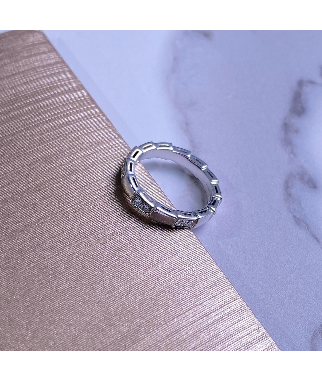 BVLGARI Серебряное кольцо из белого золота, фото 2