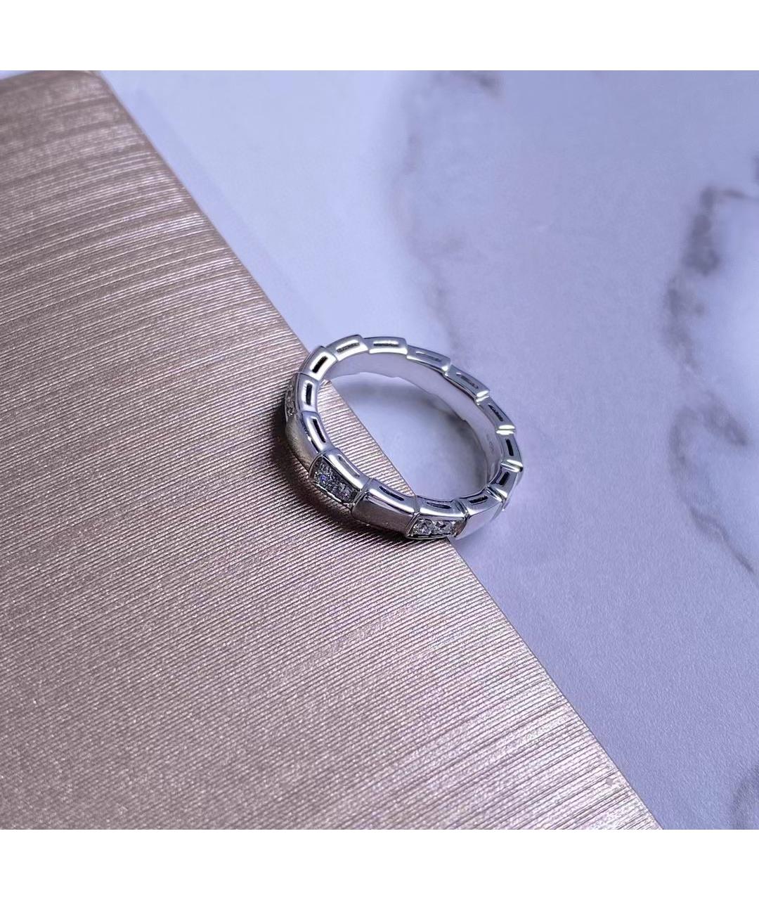 BVLGARI Серебряное кольцо из белого золота, фото 2