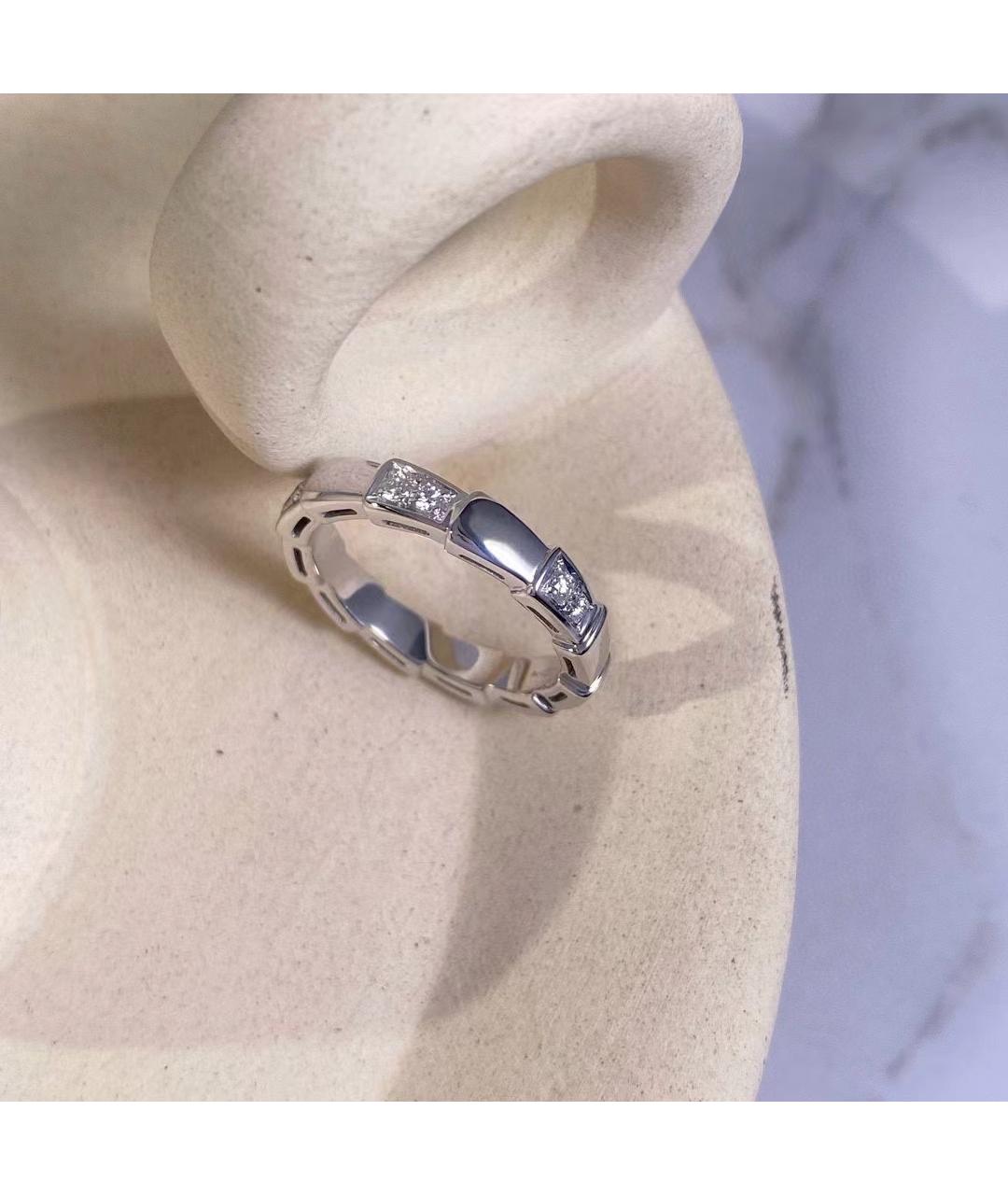 BVLGARI Серебряное кольцо из белого золота, фото 4
