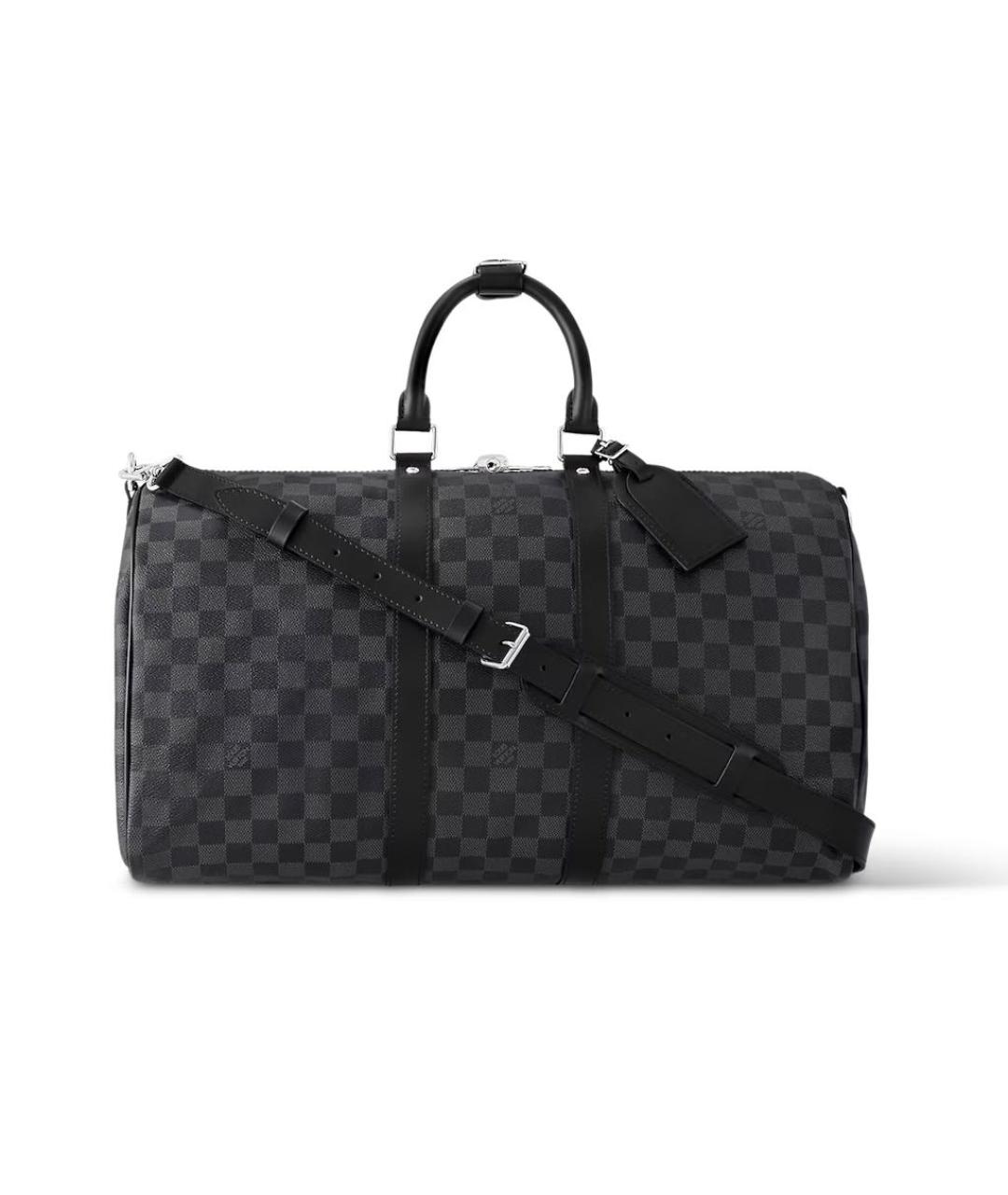 LOUIS VUITTON Черная дорожная/спортивная сумка, фото 1