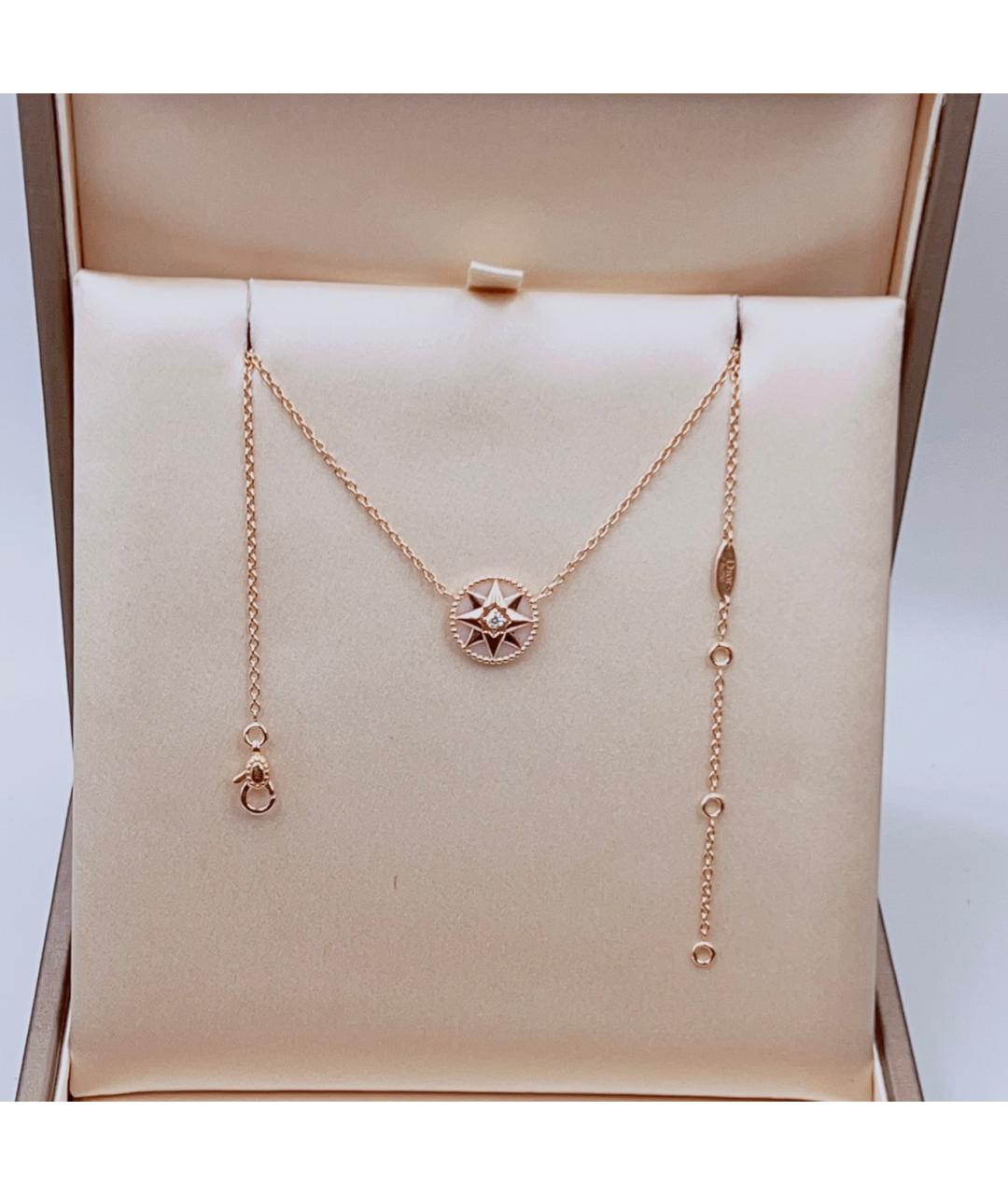 CHRISTIAN DIOR Розовое колье из розового золота, фото 2