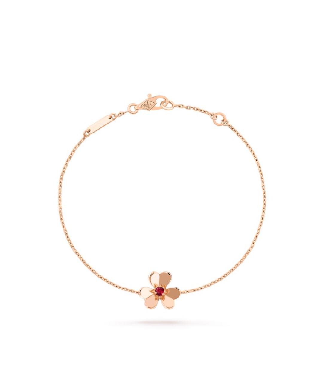 VAN CLEEF & ARPELS Красный браслет из розового золота, фото 4