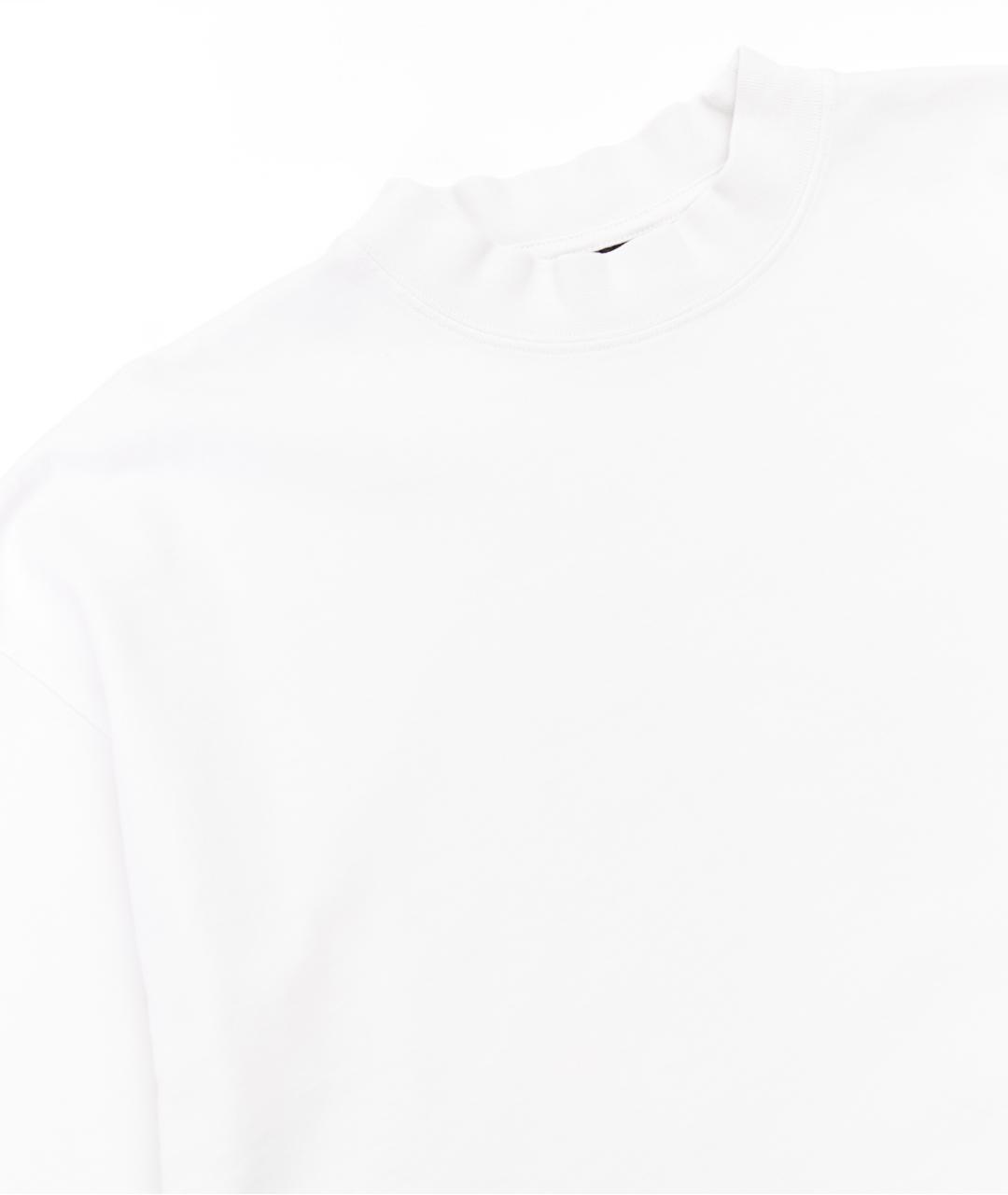 BALENCIAGA Белая хлопковая футболка, фото 3