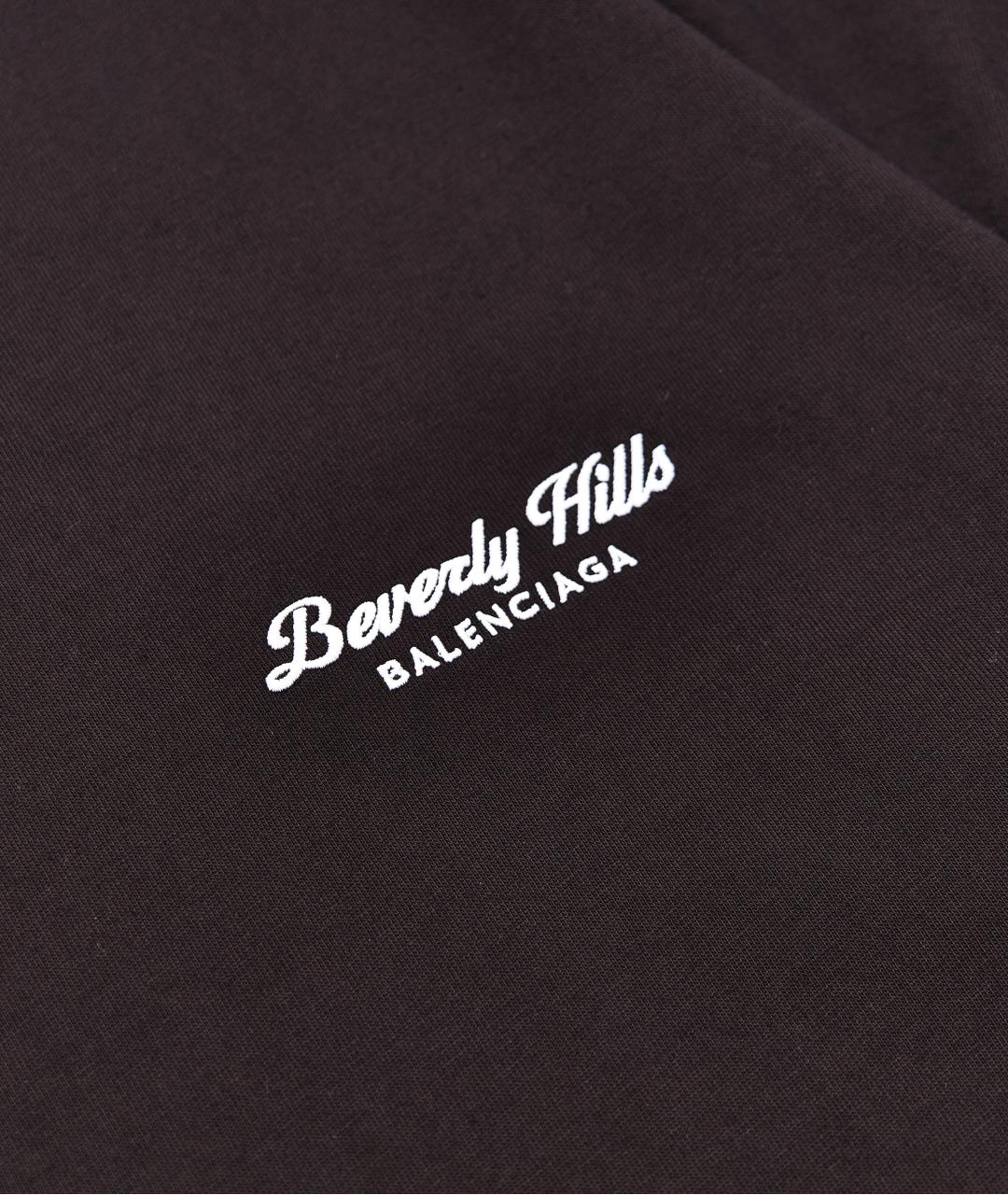 BALENCIAGA Черное хлопковое повседневное платье, фото 4