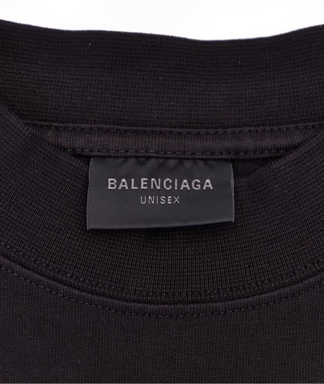 BALENCIAGA Черное хлопковое повседневное платье, фото 5