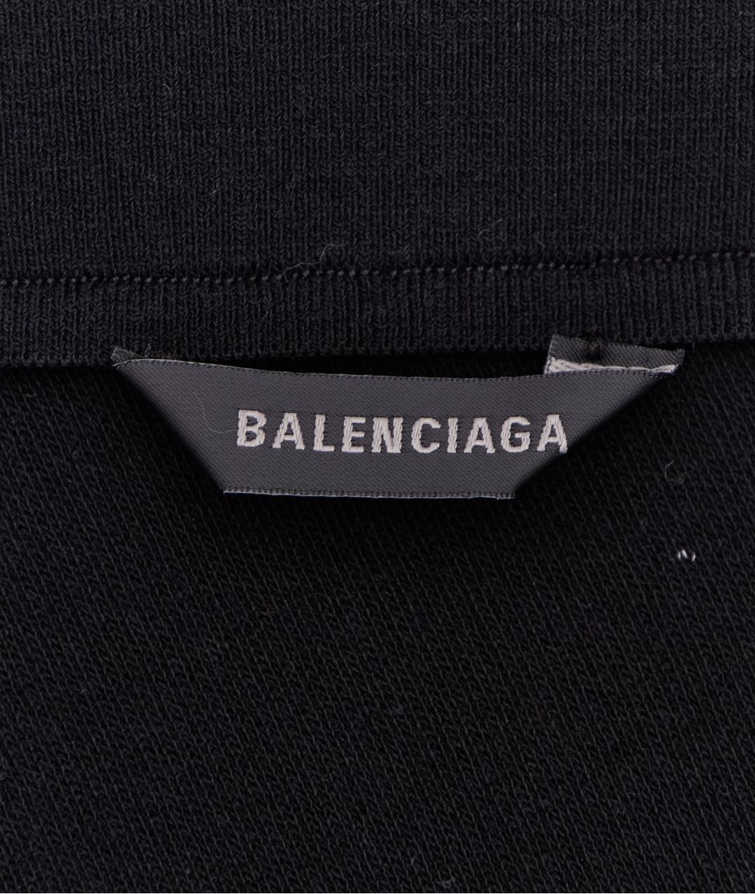 BALENCIAGA Черная вискозная юбка миди, фото 5