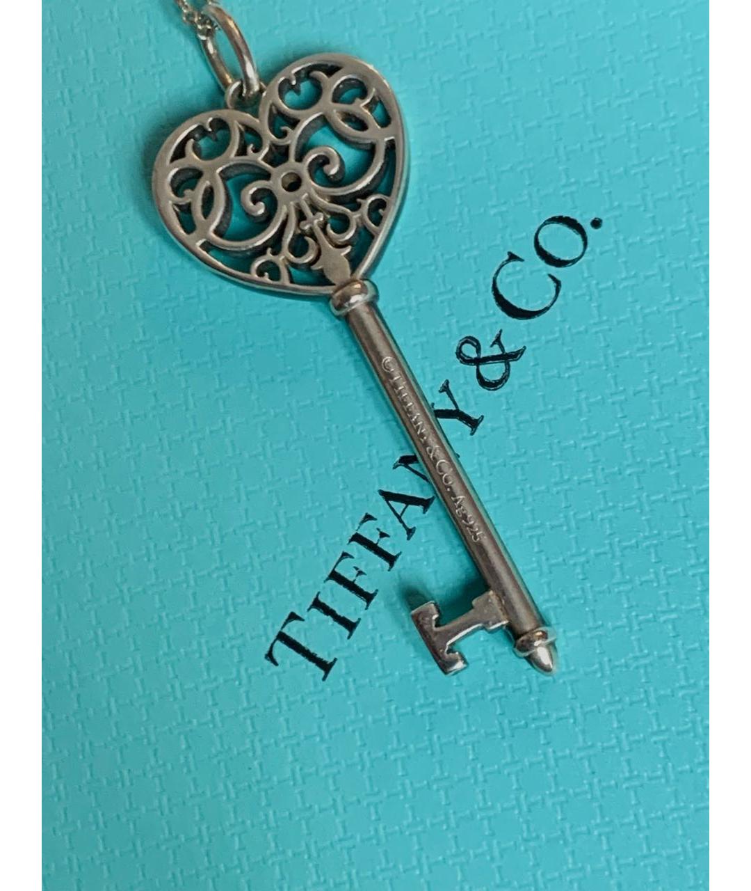 TIFFANY&CO Серебряная серебряная подвеска, фото 4