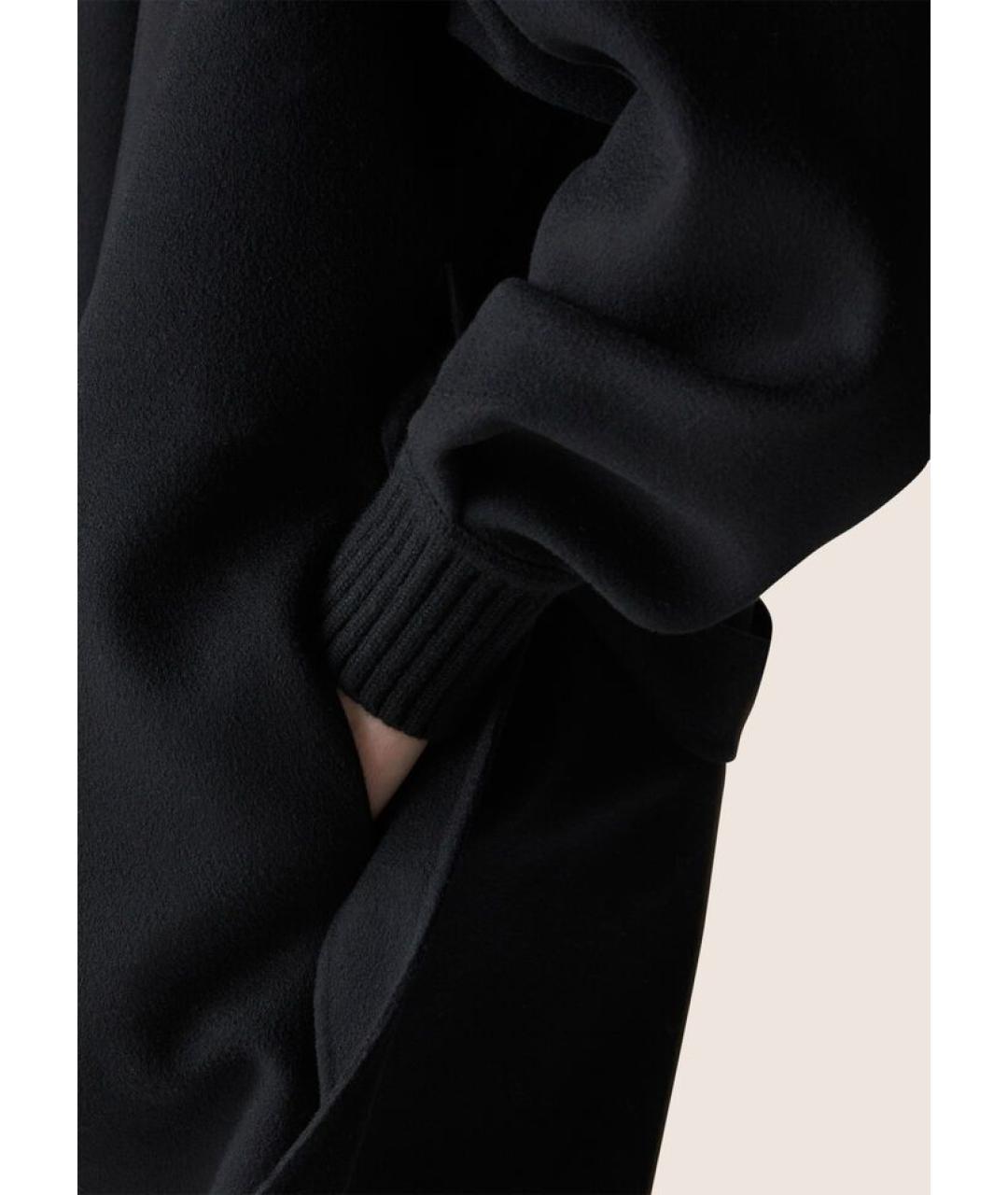LORO PIANA Черное кашемировое пальто, фото 6