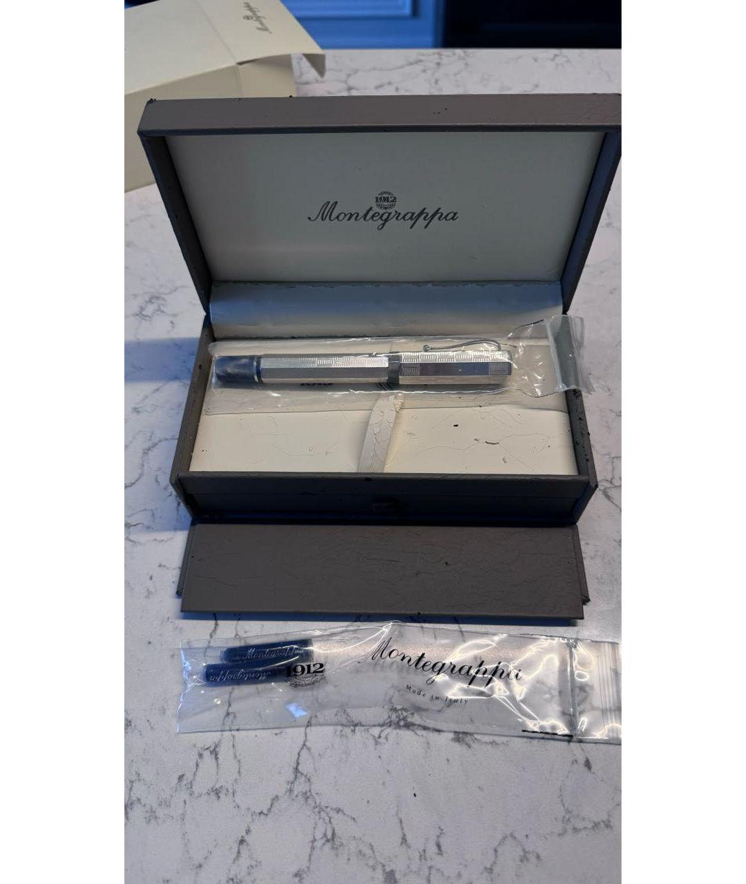 MONTEGRAPPA Серебряная перьевая ручка, фото 4