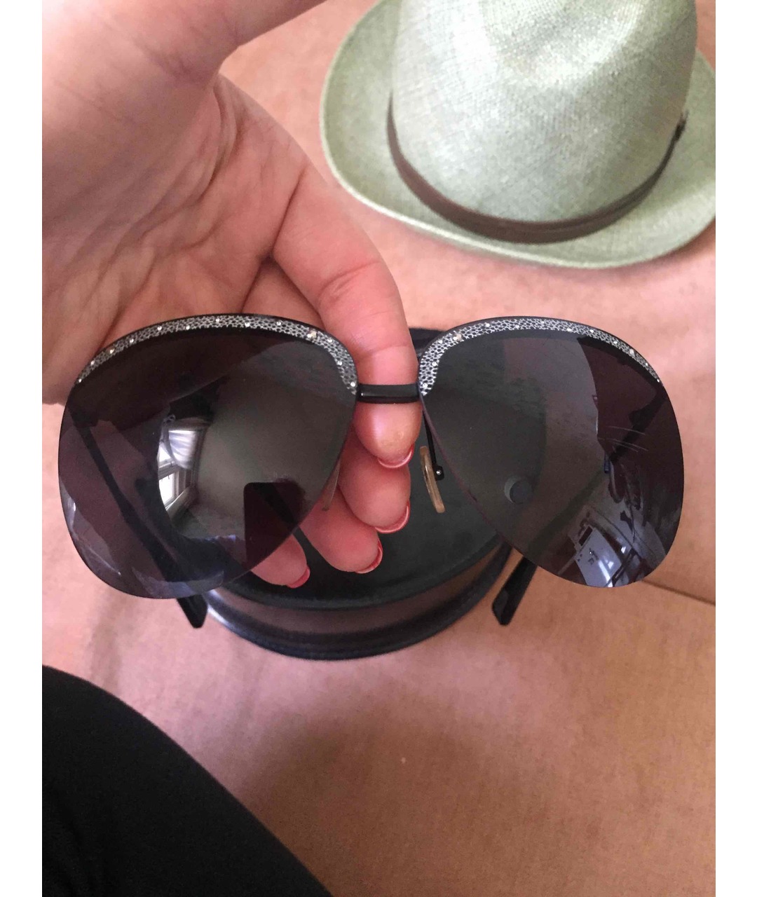 MARC BY MARC JACOBS Черные пластиковые солнцезащитные очки, фото 3