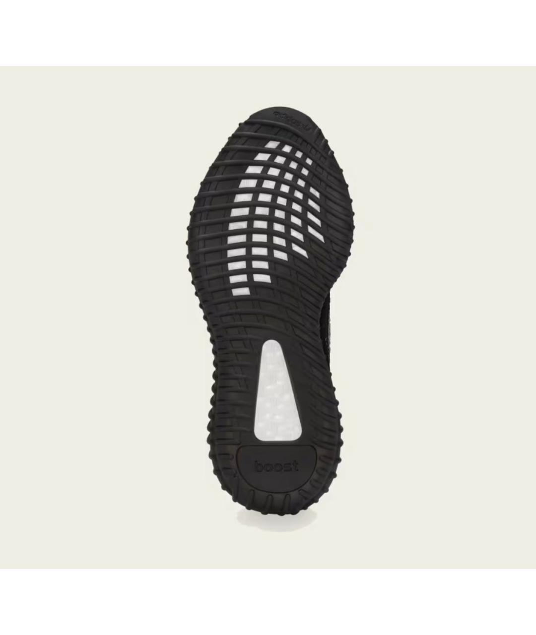 ADIDAS YEEZY Черные текстильные низкие кроссовки / кеды, фото 8