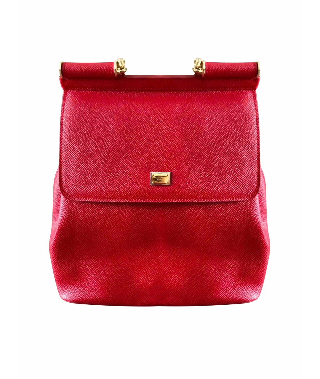 DOLCE&GABBANA Красный кожаный рюкзак, фото 1