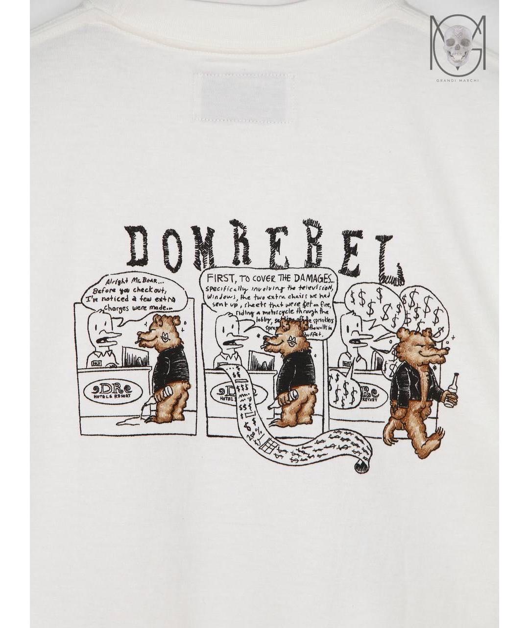 DOMREBEL Белая хлопковая футболка, фото 4