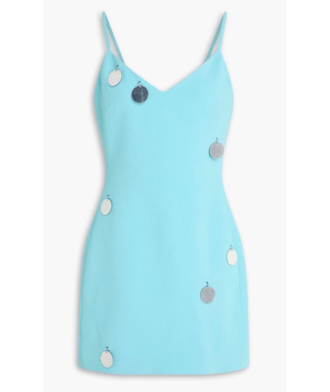 DAVID KOMA Голубое коктейльное платье, фото 5