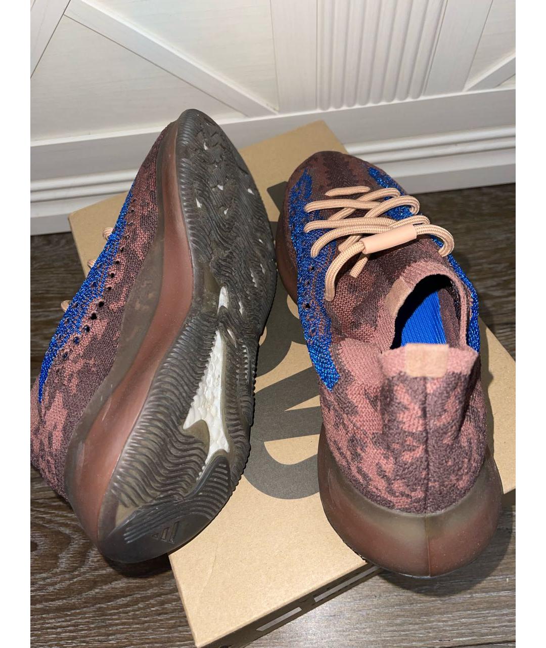 ADIDAS YEEZY Мульти текстильные кроссовки, фото 4