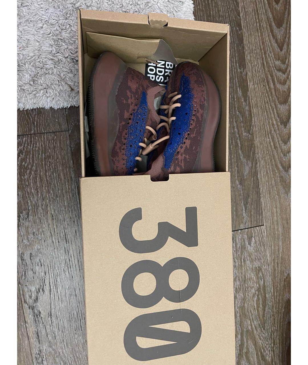 ADIDAS YEEZY Мульти текстильные кроссовки, фото 5