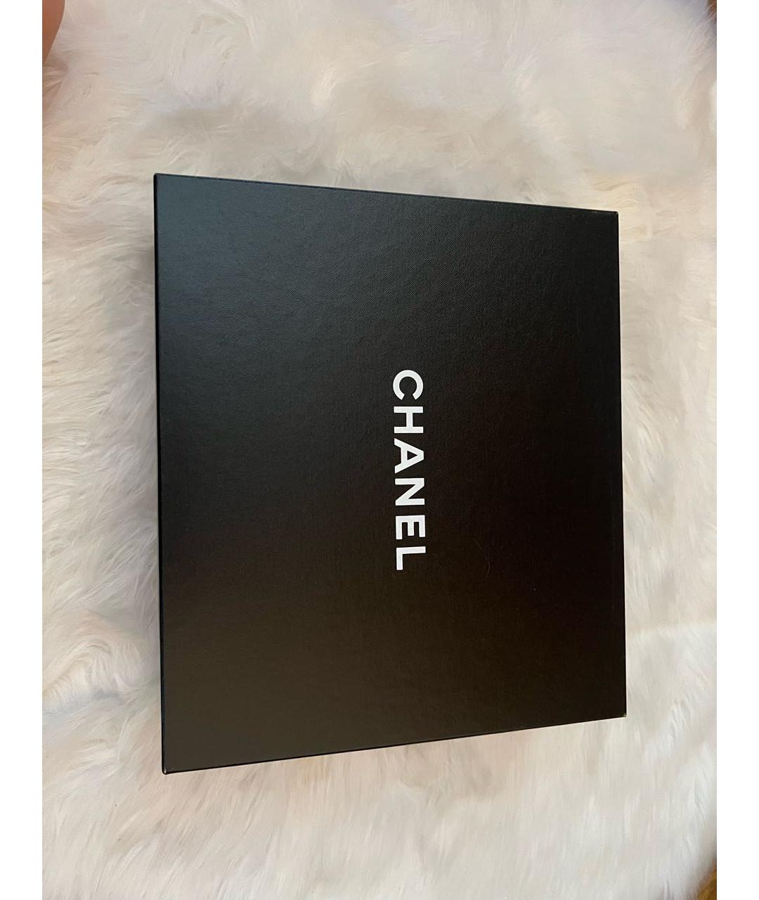 CHANEL Черные бархатные ботильоны, фото 5