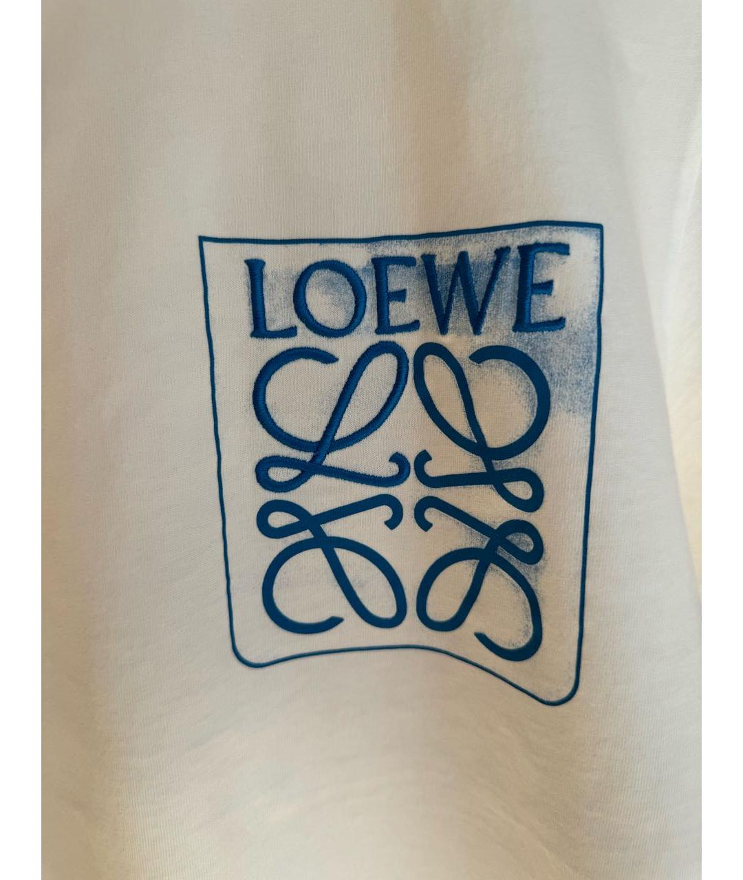 LOEWE Белая футболка, фото 3