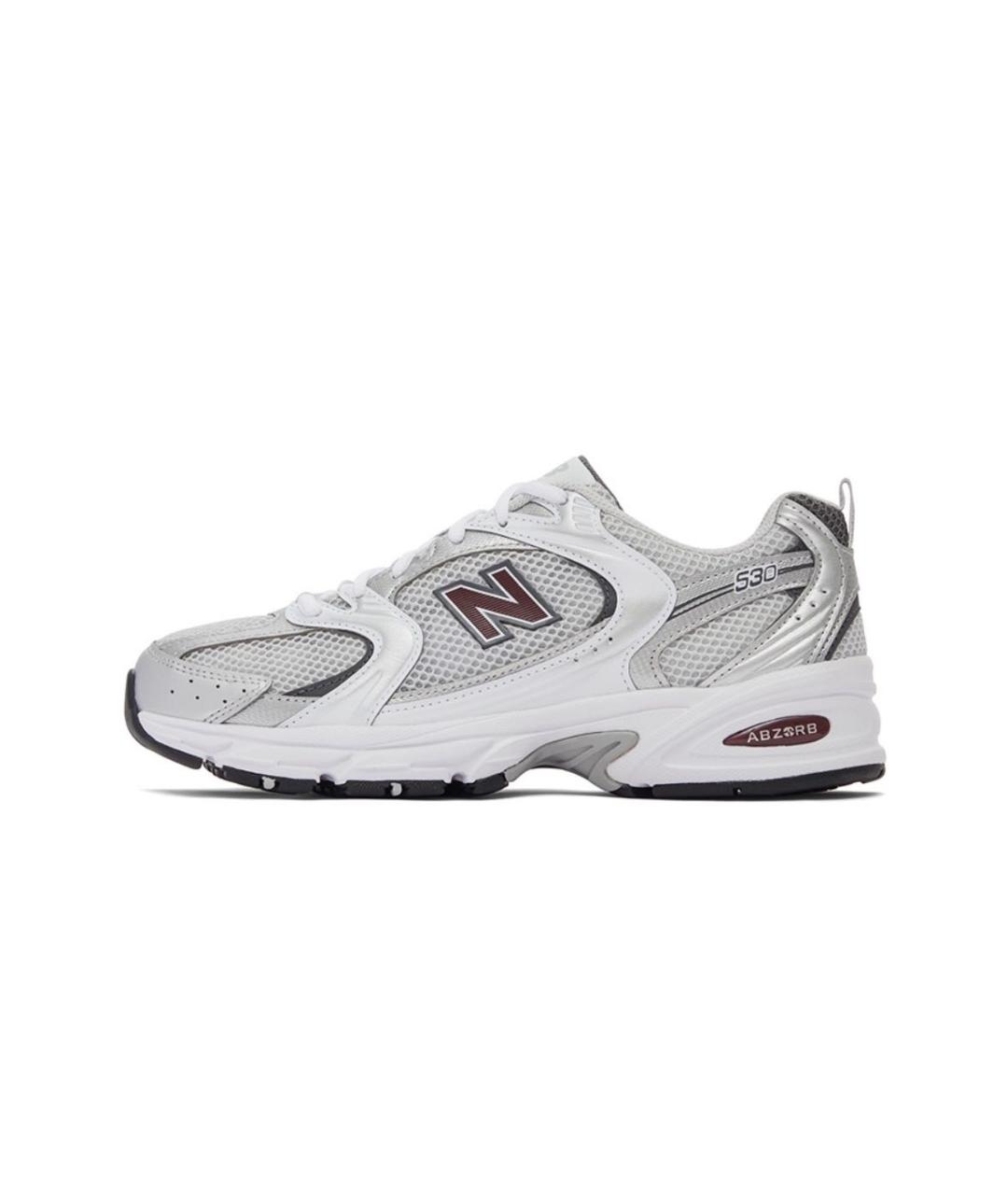 NEW BALANCE Бордовые текстильные кроссовки, фото 5