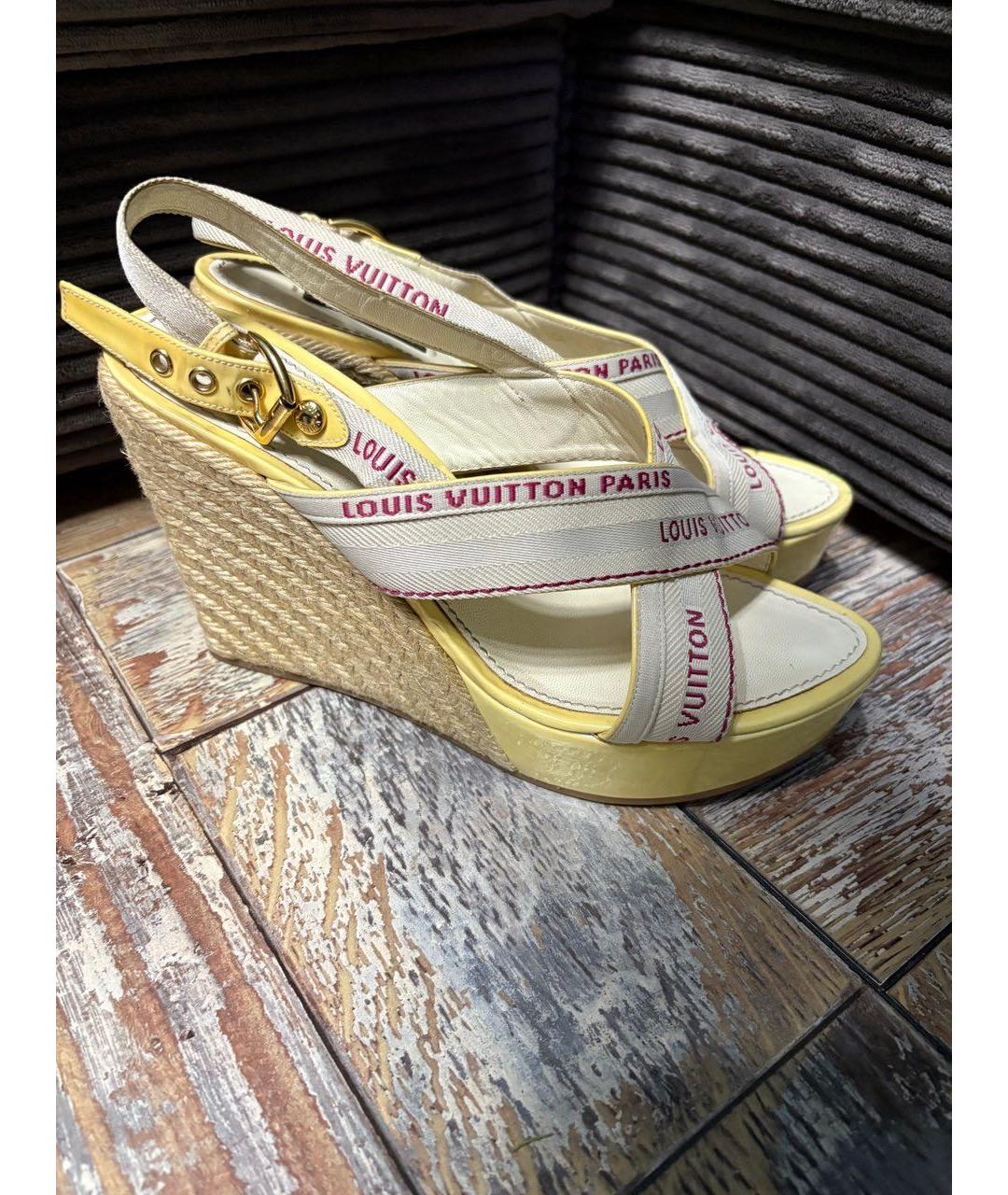LOUIS VUITTON Мульти босоножки, фото 5
