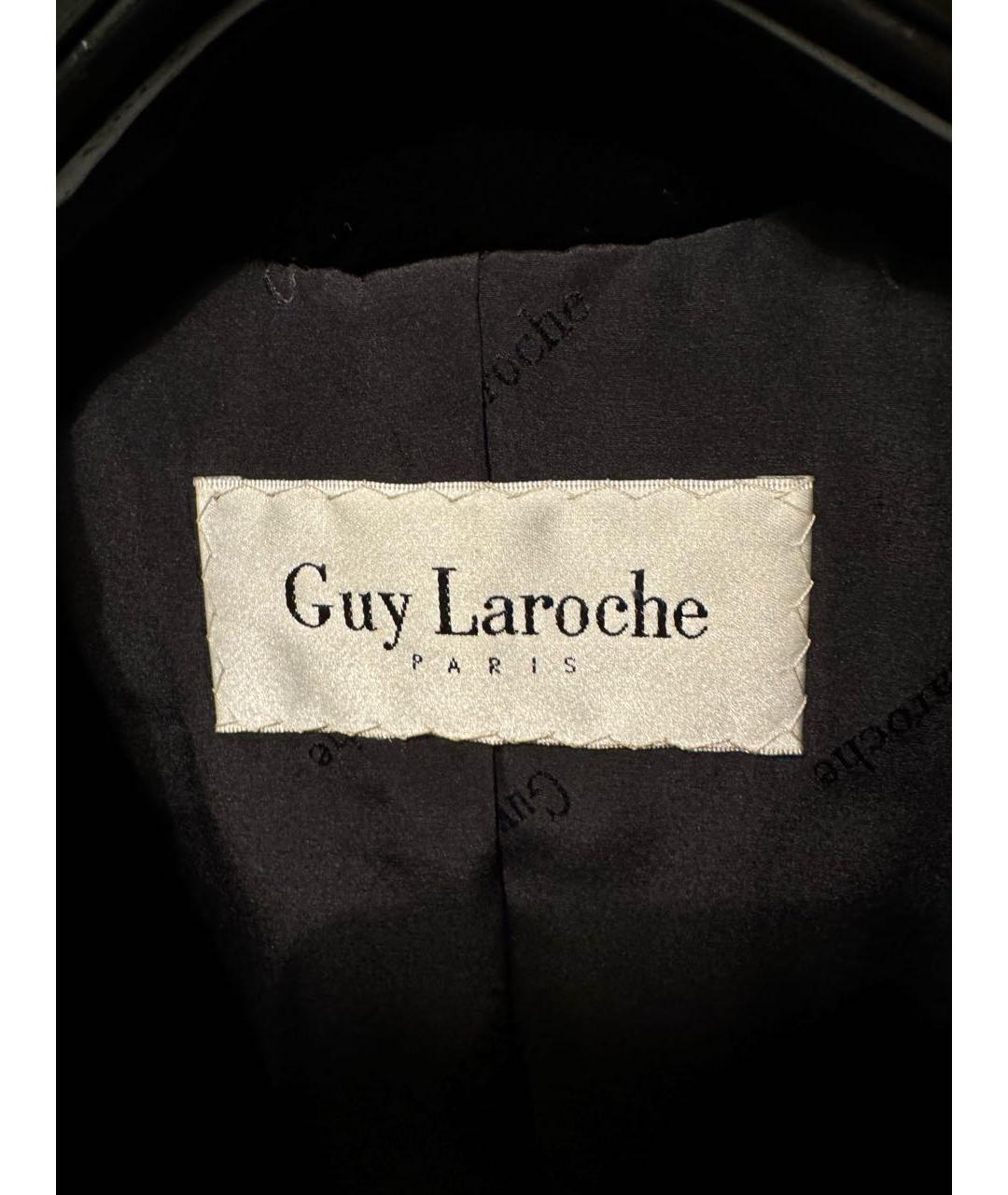 GUY LAROCHE Черная меховая шуба, фото 3