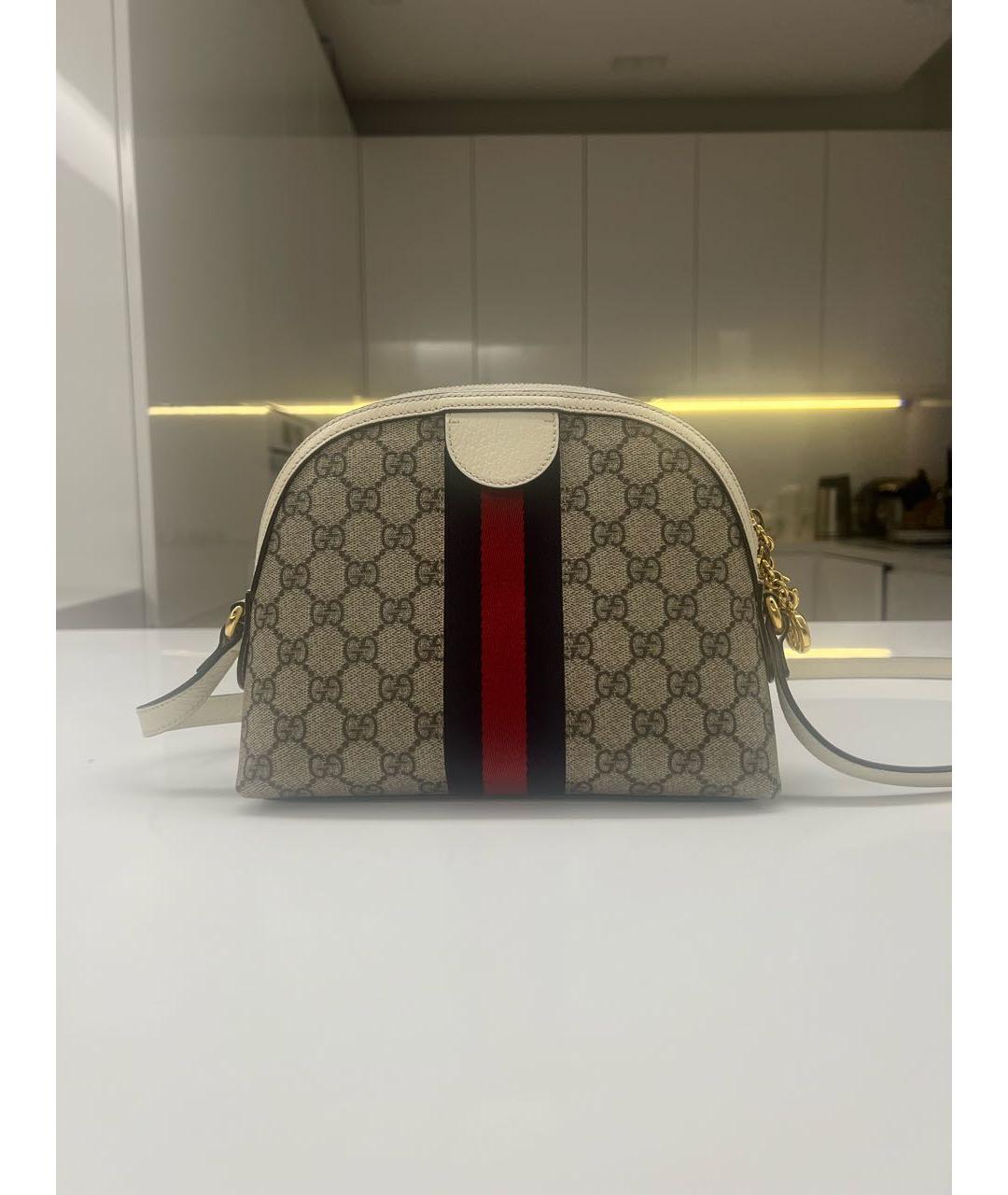 GUCCI Белая сумка через плечо, фото 3