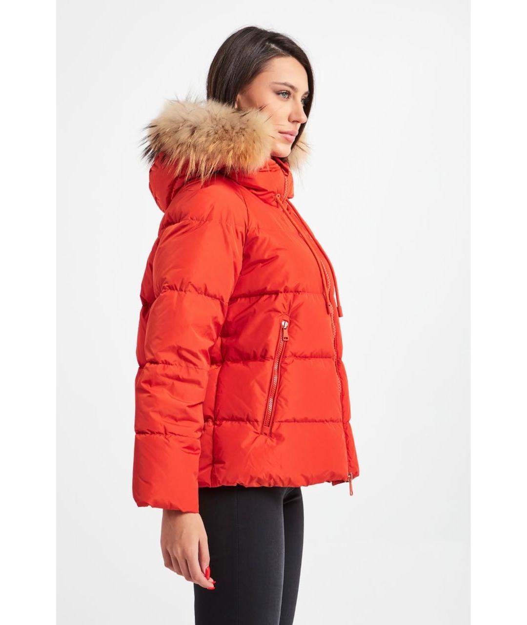 WEEKEND MAX MARA Оранжевый пуховик, фото 8